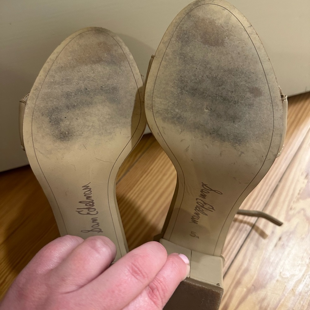 Sam Edelman Tan Heels - Picture 3 of 3